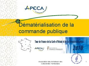 Dmatrialisation de la commande publique Association des Acheteurs