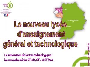 La rnovation de la voie technologique les nouvelles