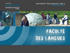 Master ARTS LETTRES LANGUES Master MEEFPLC Enseignement Pr