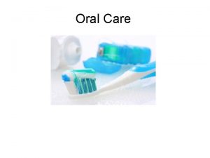 Oral Care What you need Lemon and glycerin