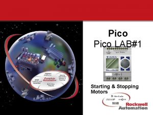 Pico LAB1 Starting Stopping Motors 1 What we