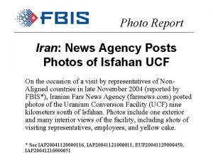 Photo Report Iran News Agency Posts Photos of