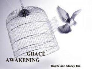 GRACE AWAKENING Rayne and Stacey Inc OVERVIEW Description