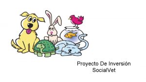 Proyecto De Inversin Social Vet Objetivo del Proyecto