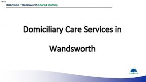 Official Domiciliary Care Services in Wandsworth Official Purpose