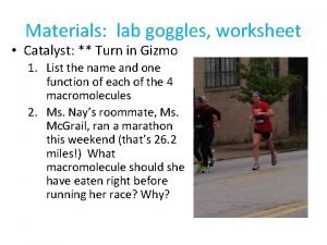 Materials lab goggles worksheet Catalyst Turn in Gizmo