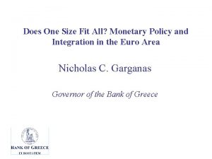Does One Size Fit All Monetary Policy and