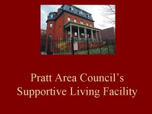 Pratt Area Councils Supportive Living Facility Gibbs Mansion