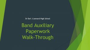 Dr Earl J Lennard High School Band Auxiliary