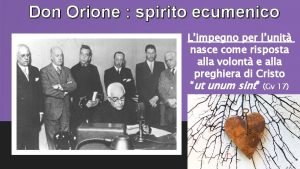 Don Orione spirito ecumenico Limpegno per lunit nasce