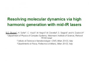 Resolving molecular dynamics via high harmonic generation with