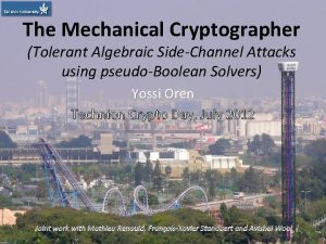 The Mechanical Cryptographer Tolerant Algebraic SideChannel Attacks using