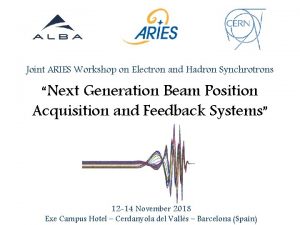 Joint ARIES Workshop on Electron and Hadron Synchrotrons