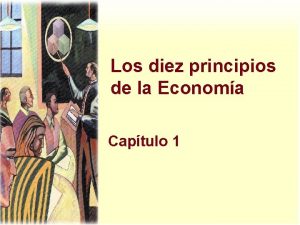 Los diez principios de la Economa Captulo 1