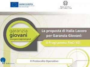 La proposta di Italia Lavoro per Garanzia Giovani