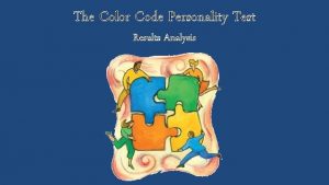 The Color Code Personality Test Results Analysis Blue