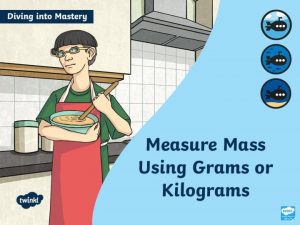 Measure Mass Using Grams or Kilograms Diving Intervals