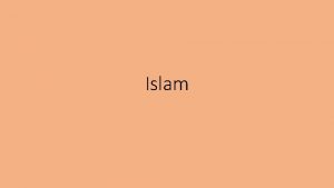 Islam What was life like on the Arabian