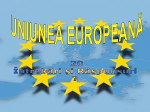 1 Care este deviza Uniunii Europene Rspuns Unitate