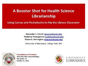 A Booster Shot for Health Science Librarianship Using