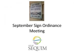 September Sign Ordinance Meeting Portable Signs Strip Malls