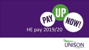 HE pay 201920 HE Pay How is pay