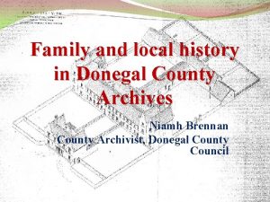 Family and local history in Donegal County Archives