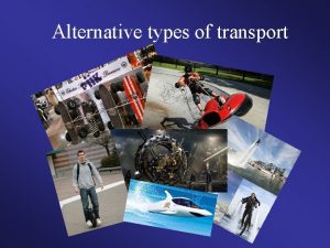 Alternative types of transport Jetpack The new flying
