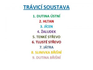 TRVIC SOUSTAVA 1 DUTINA STN 2 HLTAN 3