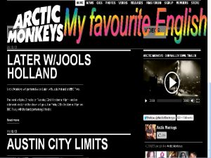 Arctic Monkeys British rockband Musicians of this band