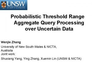 Probabilistic Threshold Range Aggregate Query Processing over Uncertain