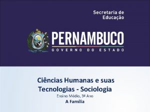 Cincias Humanas e suas Tecnologias Sociologia Ensino Mdio