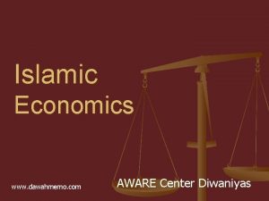 Islamic Economics www dawahmemo com AWARE Center Diwaniyas