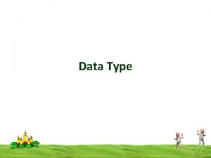 Data Type popo Data Type A data type