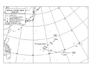 40 40 TROPICAL CYCLONE TRACKS JANUARY 2003 TS