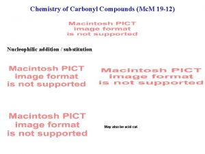 Chemistry of Carbonyl Compounds Mc M 19 12