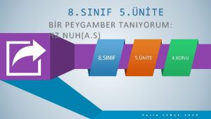 8 SINIF 5 NTE BR PEYGAMBER TANIYORUM HZ