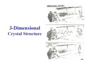 3 Dimensional Crystal Structure 3 Dimensional Crystal Structure