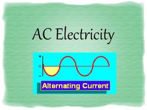 AC Electricity What is Alternating Current 1 Alternating