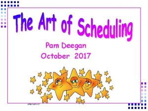 Pam Deegan October 2017 Steps to take to