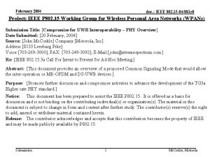 February 2004 doc IEEE 802 15 04081 r