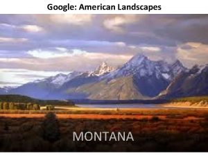 Google American Landscapes This Land is Your Land