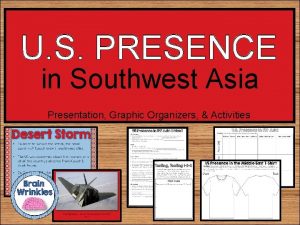 U S PRESENCE in Southwest Asia Presentation Graphic