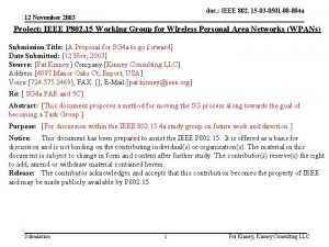 doc IEEE 802 15 03 0501 00 004