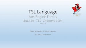 TSL Language Aos Engine Family Sq Lite TSL