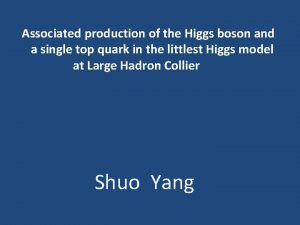 Associated production of the Higgs boson and a