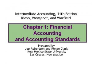 Intermediate Accounting 11 th Edition Kieso Weygandt and