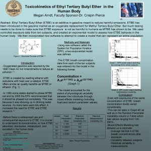 Toxicokinetics of Ethyl Tertiary Butyl Ether in the