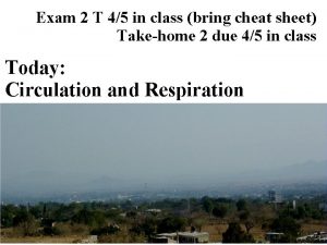 Exam 2 T 45 in class bring cheat