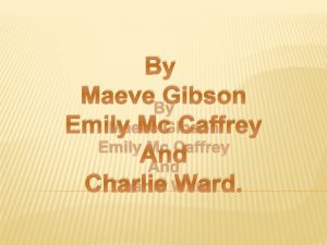 By Maeve By Gibson Emily Mc Gibson Caffrey
